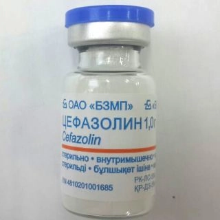 Цефазолина натриевая соль Порошок для приготовления раствора для инъекций 1г 1 шт.