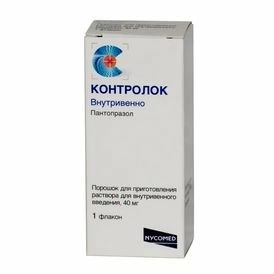 Контролок Порошок для приготовления раствора для инъекций 40мг 1 шт.