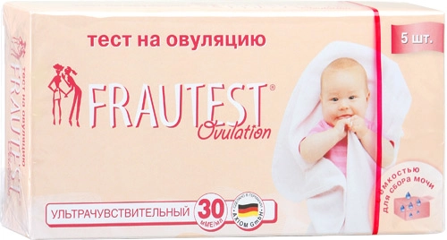 Тест для определения овуляции Frautest Ovulation Тест-полоски на овуляцию 5 шт.