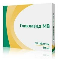 Гликлазид МВ Таблетки 60мг 30 шт.