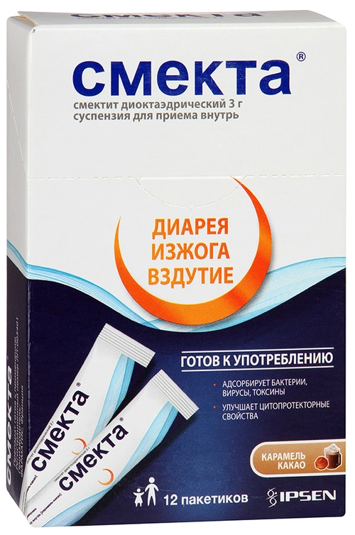 Смекта Экспресс Суспензия для внутреннего применения 3г 12 шт.