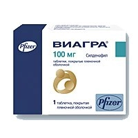 Виагра Таблетки 100мг 1 шт.